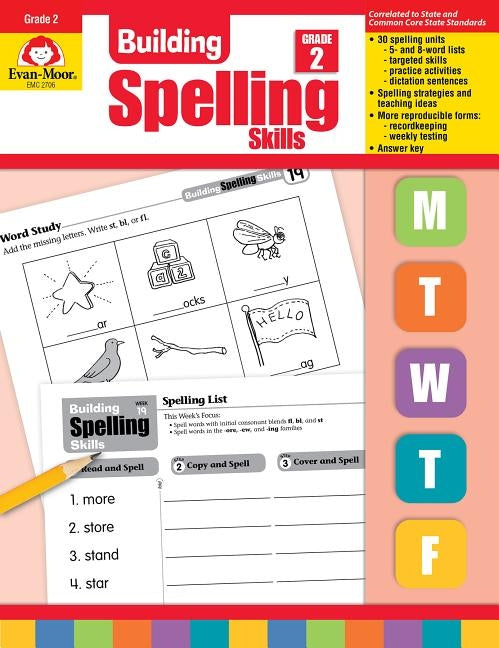 Building Spelling Skills Grade 2 by Evan-Moor Educational Publishers