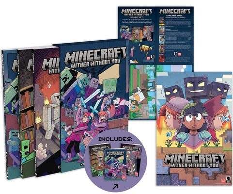 Minecraft: Wither Without You Boxed Set (Graphic Novels) by Gudsnuk, Kristen