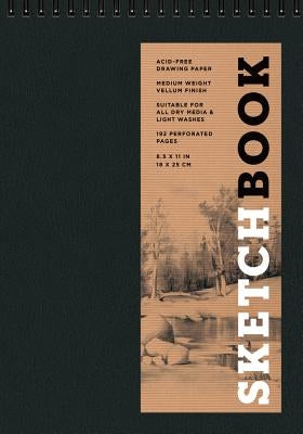 Sketchbook (Basic Medium Spiral Fliptop Landscape Black), 14 by Sterling Publishing Company