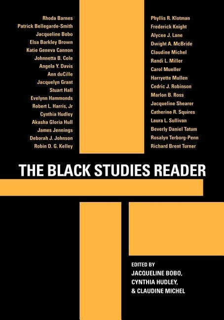 The Black Studies Reader by Bobo, Jacqueline