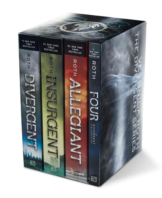 Divergent Series Set: Divergent, Insurgent, Allegiant, Four by Roth, Veronica