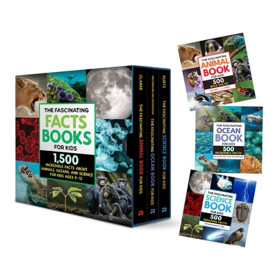 The Fascinating Facts Books for Kids 3 Book Box Set: 1,500 Incredible Facts about Animals, Oceans, and Science for Kids Ages 9-12 by Press, Rockridge