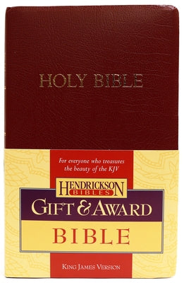 Gift & Award Bible-KJV by Hendrickson Publishers