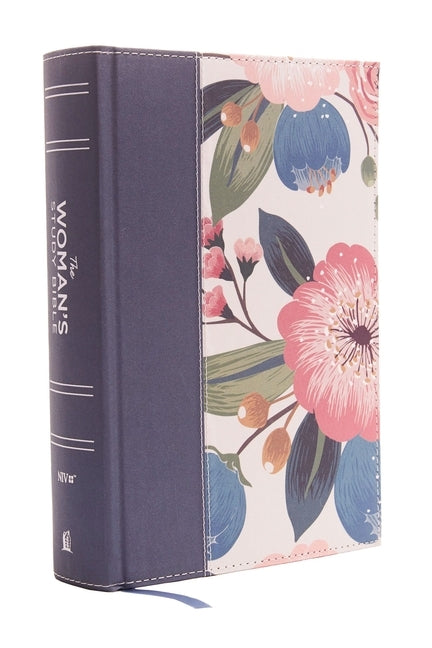 NIV, the Woman's Study Bible, Cloth Over Board, Blue Floral, Full-Color: Receiving God's Truth for Balance, Hope, and Transformation by Patterson, Dorothy Kelley