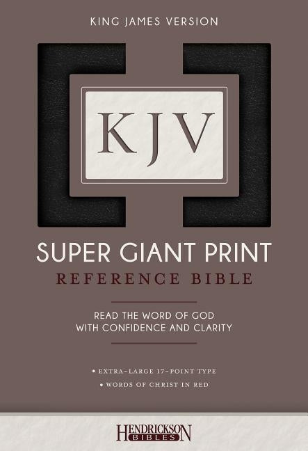 KJV Super Giant Print Bible by Hendrickson Bibles