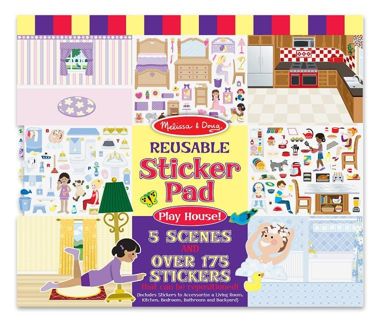Reusable Sticker Pad - Play House! by Melissa & Doug