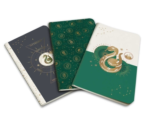 Harry Potter: Slytherin Constellation Sewn Pocket Notebook Collection (Set of 3) by Insight Editions