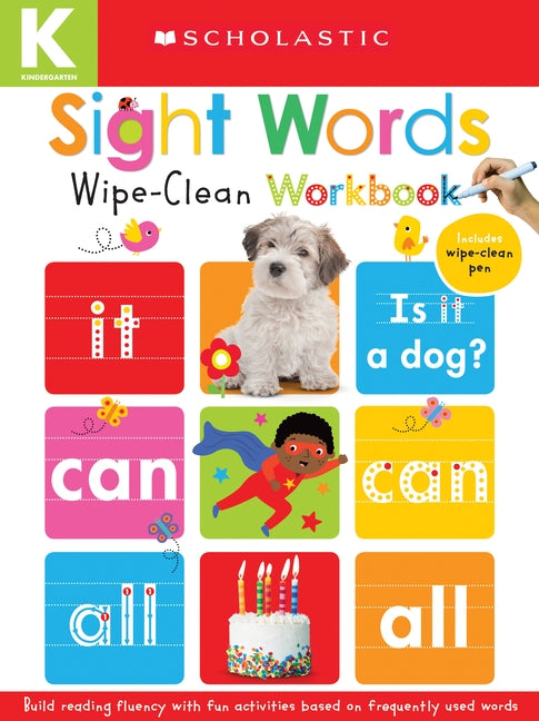Sight Words: Scholastic Early Learners (Wipe-Clean Workbook) by Scholastic