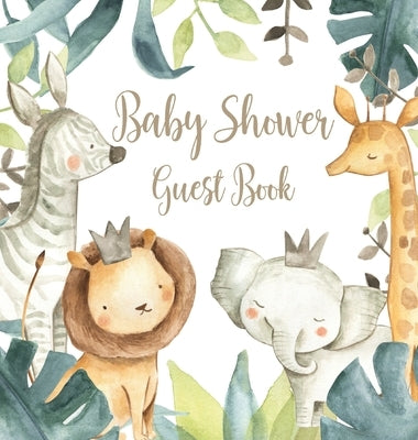 Safari Baby Shower Guest Book (Hardcover) by Bell, Lulu and