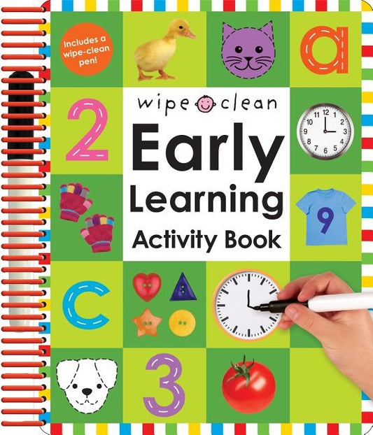 Wipe Clean: Early Learning Activity Book [With 2 Wipe-Clean Pens] by Priddy, Roger
