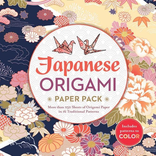 Japanese Origami Paper Pack: More Than 250 Sheets of Origami Paper in 16 Traditional Patterns by Sterling Publishing Company