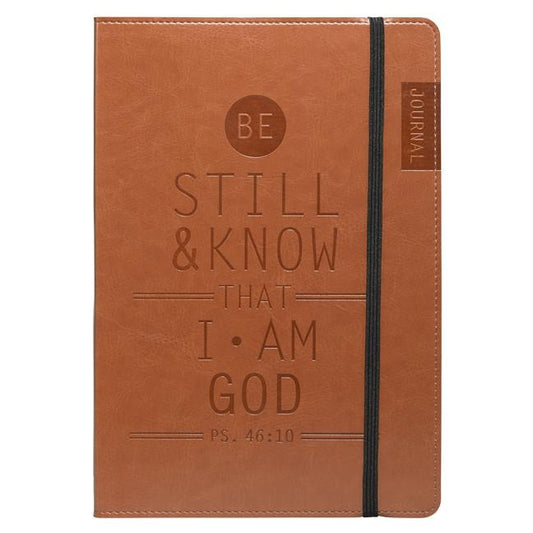 Journal - Lux-Leather - Brown by Christian Art Gifts
