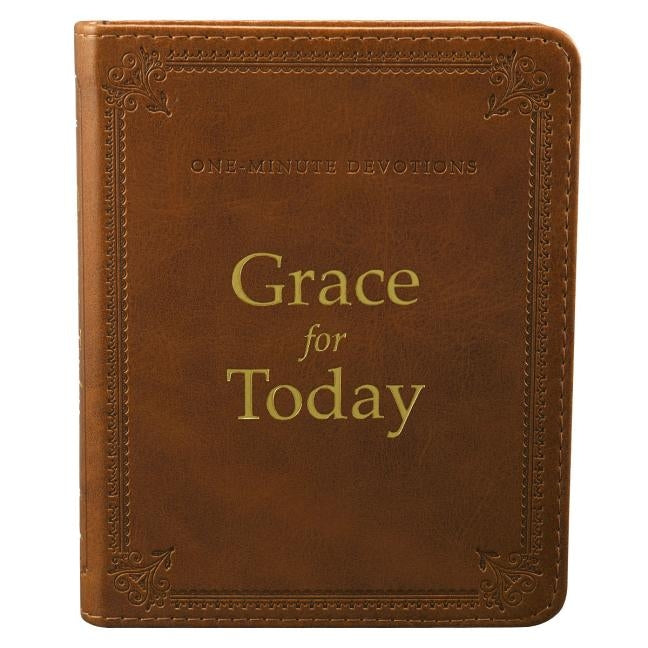 One Minute Devotions Grace for Today LuxLeather by Christian Art Gifts