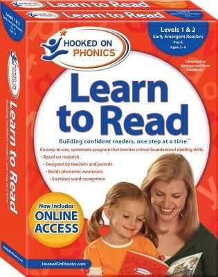 Hooked on Phonics Learn to Read - Levels 1&2 Complete, 1: Early Emergent Readers (Pre-K Ages 3-4) by Hooked on Phonics