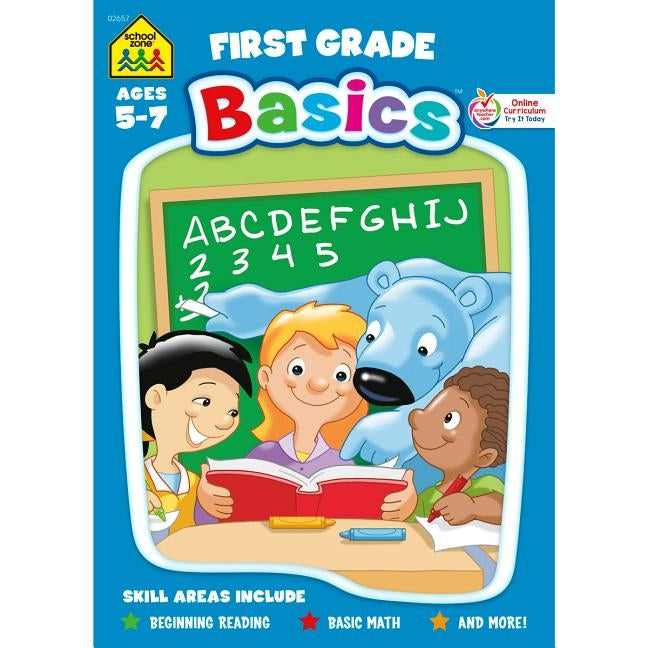 Super Deluxe First Grade Basics Workbook by Hoffman, Joan