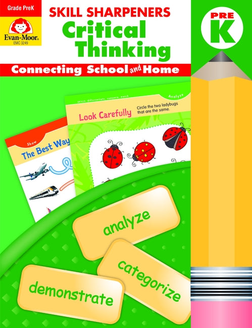 Skill Sharpeners Critical Thinking Prek by Evan-Moor Educational Publishers