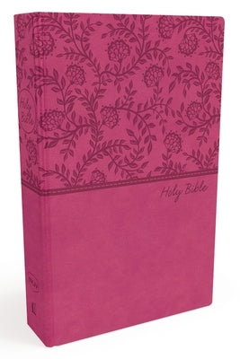 NKJV, Value Thinline Bible, Standard Print, Imitation Leather, Pink, Red Letter Edition by Thomas Nelson