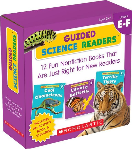 Guided Science Readers: Levels E-F (Parent Pack): 12 Fun Nonfiction Books That Are Just Right for New Readers by Charlesworth, Liza