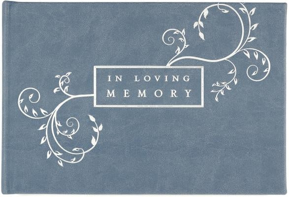 Guest Book in Loving Memory Blue by Peter Pauper Press, Inc