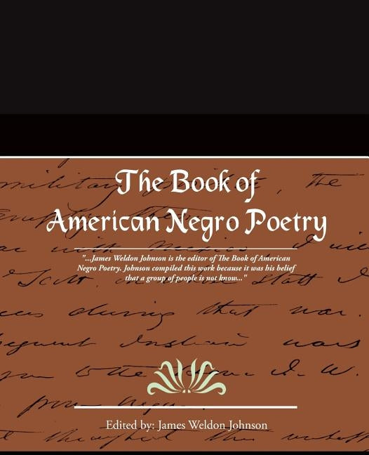 The Book of American Negro Poetry by Johnson, James Weldon