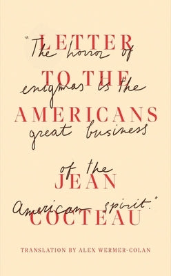 Letter to the Americans by Cocteau, Jean