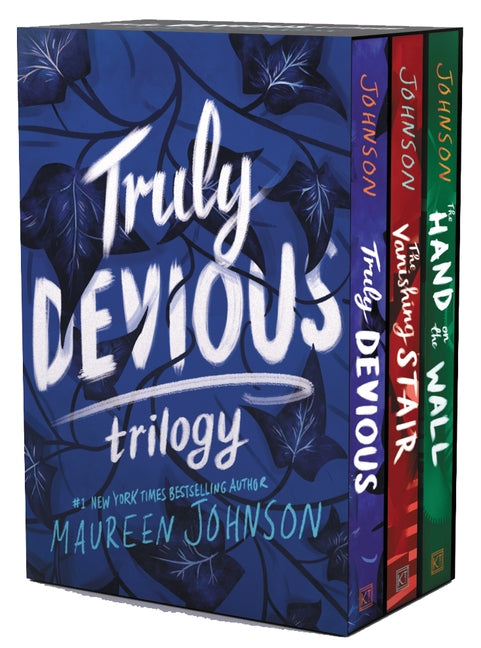 Truly Devious 3-Book Box Set: Truly Devious, Vanishing Stair, and Hand on the Wall by Johnson, Maureen