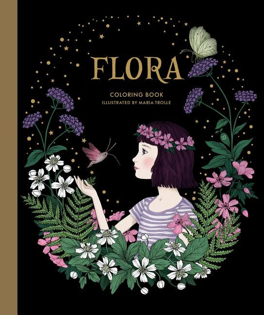 Flora Coloring Book by Trolle, Maria