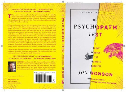 The Psychopath Test: A Journey Through the Madness Industry by Ronson, Jon