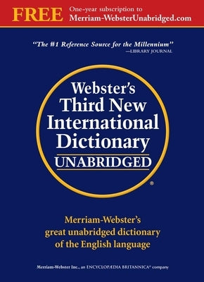 Webster's Third New International Dictionary [With Access Code] by Merriam-Webster