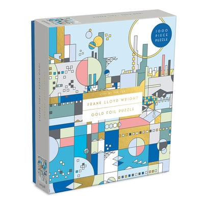 Frank Lloyd Wright City by the Sea 1000 Piece Foil Puzzle by Wright, Frank Lloyd