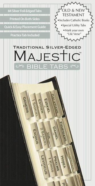 Majestic Traditional Silver-Edged Bible Tabs by Claire, Ellie