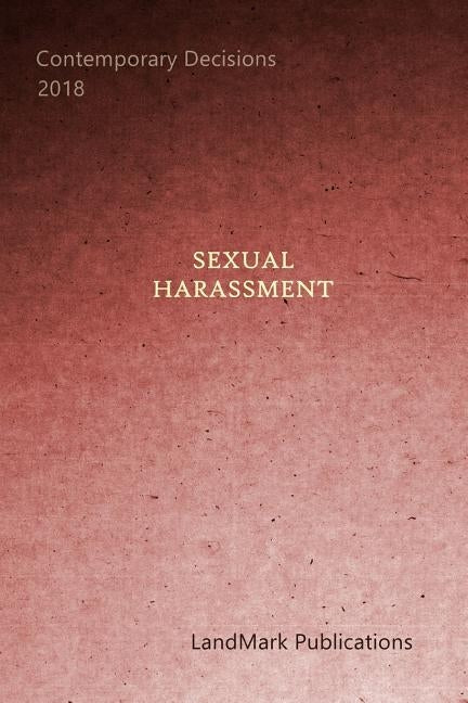 Sexual Harassment by Publications, Landmark