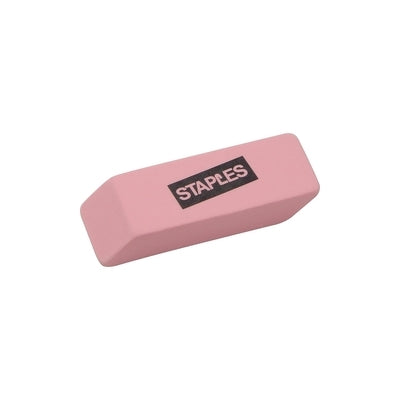 Staples Block Erasers, Pink, 3/Pack (10433-CC) by Staples