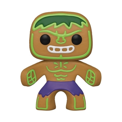 Pop Marvel Holiday Gingerbread Hulk Vinyl Figure by Funko