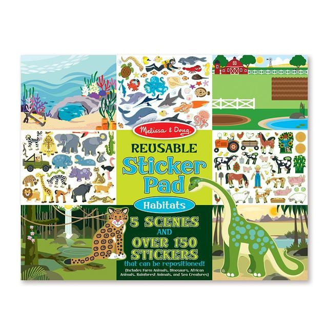 Reusable Sticker Pad Habitats by Melissa & Doug