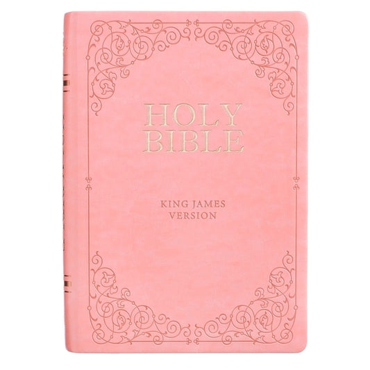 KJV Bible Giant Print Full Size Pink by 