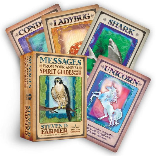 Messages from Your Animal Spirit Guides Oracle Cards: A 44-Card Deck and Guidebook! [With Guidebook] by Farmer, Steven D.