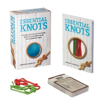 Essential Knots Kit: Includes Instructional Book, 48 Knot Tying Flash Cards and 2 Practice Ropes by Adamides, Andrew