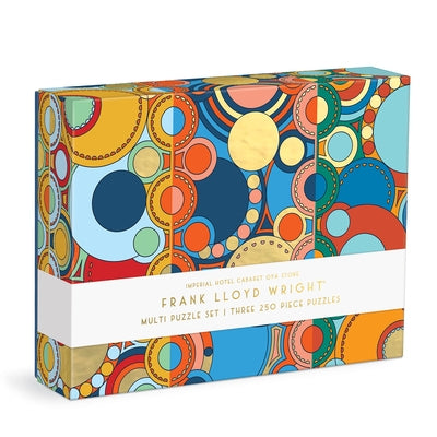 Frank Lloyd Wright Imperial Hotel Multi Puzzle Set by Galison Mudpuppy